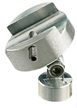 EM-Tec HS19 swivel clamp for up to 16mm samples, aluminium, M4